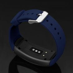 BStrap Silicone Land remienok na Samsung Gear Fit 2, dark blue