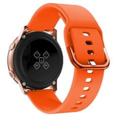 BStrap Silicone remienok na Samsung Galaxy Watch Active 2 40/44mm, orange