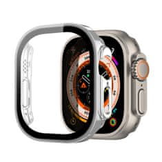 Dux Ducis Hamo puzdro so sklom na Apple Watch Ultra 49mm, strieborné