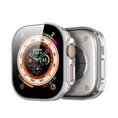 Dux Ducis Hamo puzdro so sklom na Apple Watch Ultra 49mm, strieborné