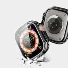 Dux Ducis Samo puzdro so sklom na Apple Watch Ultra 49mm, čierne