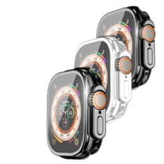 Dux Ducis Samo puzdro so sklom na Apple Watch Ultra 49mm, čierne