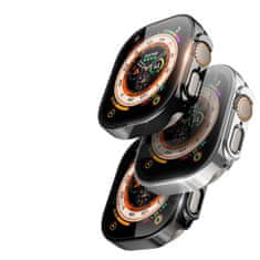 Dux Ducis Hamo puzdro so sklom na Apple Watch Ultra 49mm, strieborné