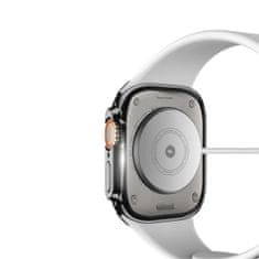 Dux Ducis Samo puzdro so sklom na Apple Watch Ultra 49mm, čierne