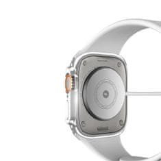 Dux Ducis Samo puzdro so sklom na Apple Watch Ultra 49mm, strieborné