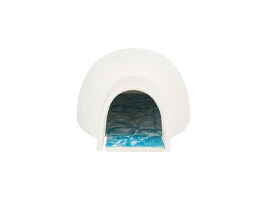 Trixie  Igloo s chladiacou keramickou doskou, 13 x 9 x 15 cm, biela