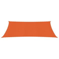 Vidaxl Tieniaca plachta 160 g/m2 oranžová 3,5x4,5 m HDPE