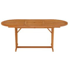 Petromila vidaXL Záhradný stôl 200x100x75 cm masívne eukalyptové drevo