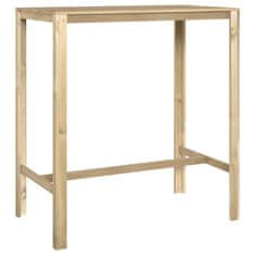 Petromila vidaXL Barový stôl 110x60x110 cm impregnovaná borovica