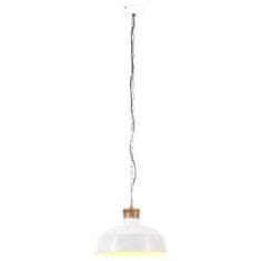 Petromila vidaXL Industriálna závesná lampa 58 cm, biela E27