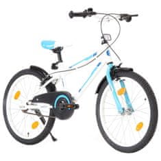 Petromila vidaXL Detský bicykel modro-biely 20 palcový
