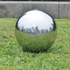 Petromila vidaXL Záhradná fontána v tvare gule s LED, nehrdzavejúca oceľ 40 cm