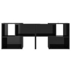Vidaxl TV skrinka, lesklá čierna 104x30x52 cm drevotrieska