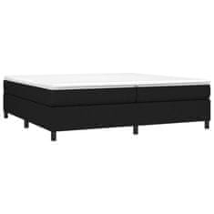 Vidaxl Rám na boxspring posteľ čierny látka 200x200 cm