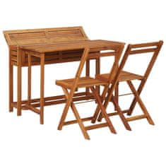 Výpredaj obliečok Záhradný stolík s hrantíkom a 2 stoličkami SENUFO