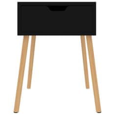 Petromila vidaXL Nočné stolíky 2 ks lesklé čierne 40x40x56 cm, kompozitné drevo