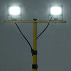 Vidaxl LED reflektor so statívom 2x30 W studené biele svetlo