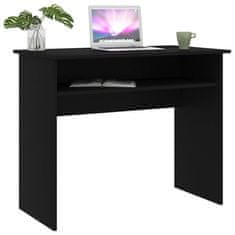 Petromila vidaXL Písací stôl, čierny 90x50x74 cm, kompozitné drevo