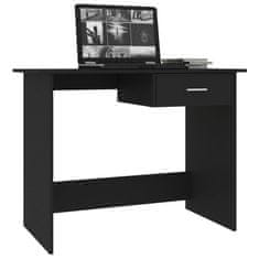 Petromila vidaXL Písací stôl, čierny 100x50x76 cm, kompozitné drevo