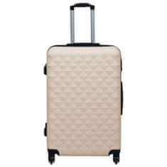 Petromila vidaXL Súprava cestovných kufrov s tvrdým krytom 3 ks zlatá ABS
