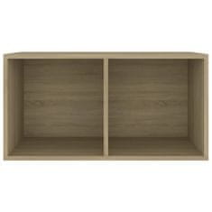 Vidaxl Box na vinylové platne farba dubu sonoma 71x34x36 cm drevotrieska