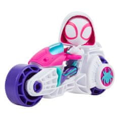 Spiderman SAF Spider-Gwen motorka a figúrka 10 cm