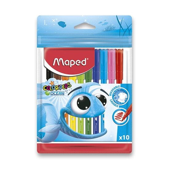 Maped Detské fixky Color&#39;Peps Ocean 10 farieb