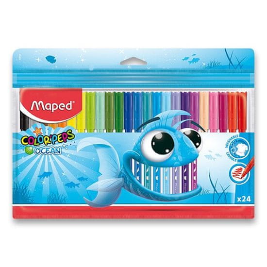 Maped Detské fixky Color'Peps Ocean 24 farieb