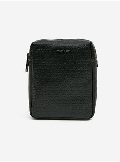Calvin Klein Čierna pánska vzroovaná taška cez rameno Calvin Klein Must Mono Block