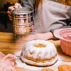 Homla EASY BAKE silikónová forma na muffiny ružová 24x10 cm