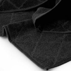 Homla SAMINE uterák s marockým ďatelinou čierny 70x130 cm