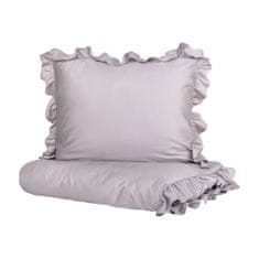Homla SELIN saténová sivá posteľná bielizeň 160x200 cm