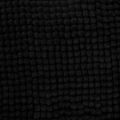 Homla Kúpeľňová predložka JON čierna 50x80 cm