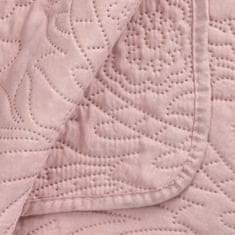 Homla GOTA NEW reliéfny prehoz na posteľ ružový 200x220 cm