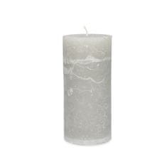 Homla RUSTIC sviečka sivá 7x15 cm