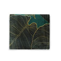Homla Zelená listová deka GALLO 130x170 cm