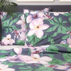 Homla KOSSA kvetinová posteľná bielizeň z mikrovlákna 200x220 cm