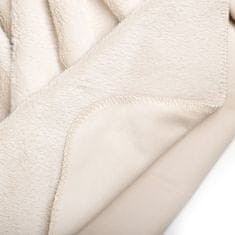 Homla NOVINKA CLUMSY deka z imitácie králičej kožušiny béžová 150x200 cm