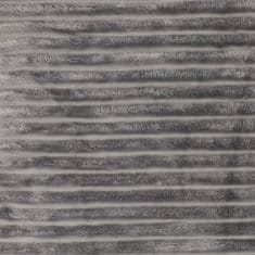 Homla Deka PASK s reliéfnymi pruhmi sivá 150x200 cm