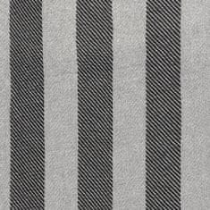 Homla ARRAN pruhovaná sivá deka 130x170 cm