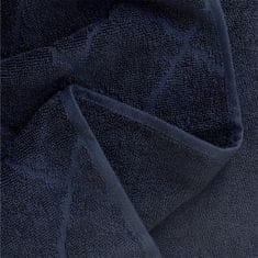 Homla SAMINE uterák s marockým ďatelinkom námornícky modrý 70x130 cm