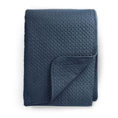 Homla ZEMI NEW navy blue 200x220 cm prehoz na posteľ