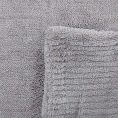 Homla Prikrývka FLEN so šerpou sivá 150x200 cm