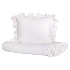 Homla SELIN saténové posteľné prádlo biele 160x200 cm