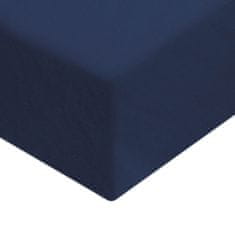 Homla CLAIRE jersey prestieradlo námornícka modrá 140x200 cm