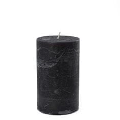 Homla RUSTIC sviečka čierna 7x11 cm