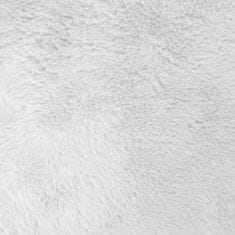 Homla NOVÁ obliečka na vankúš CLUMSY z imitácie králičej kožušiny sivá 45x45 cm