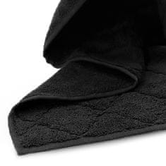 Homla SAMINE uterák s marockým ďatelinou čierny 50x90 cm