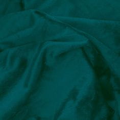 Homla Zelený zamatový záves PATTY 140x250 cm