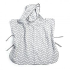 mušelínové PONCHO S Silver Grey